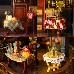 Mini Fantasy Edinburgh Castle 3D Puzzle Model House DIY Set