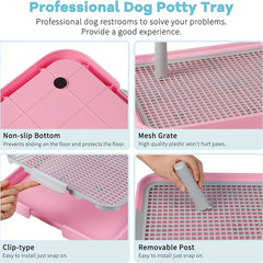 Indoor Dog Litter Box Holder Puppy Training Tray