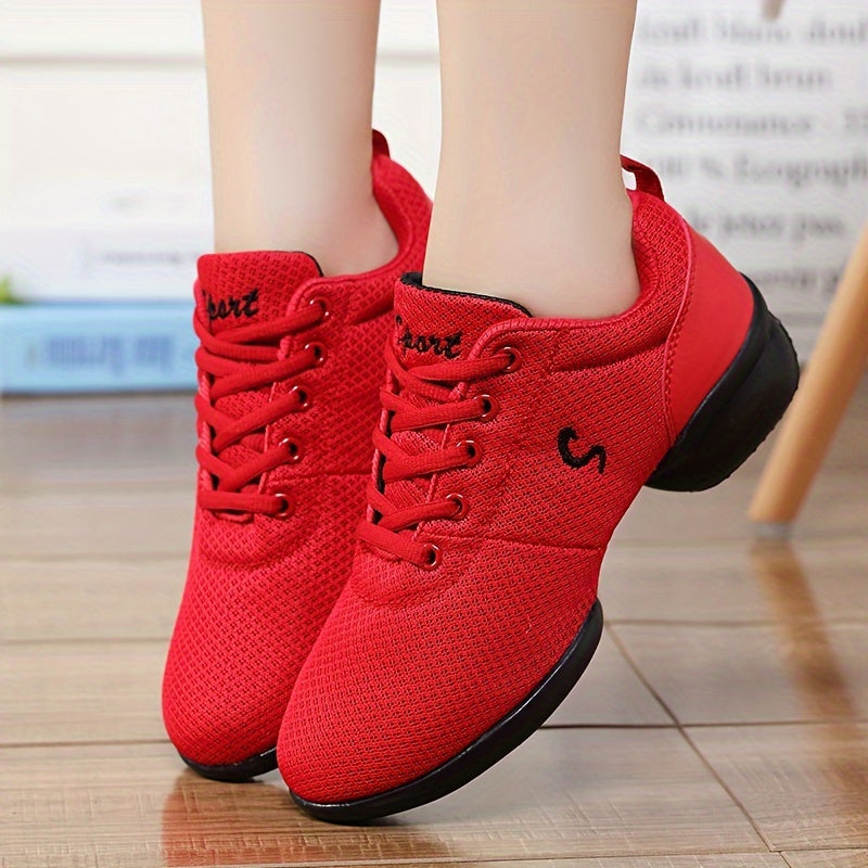 Breathable Mesh Dancing Shoes Non-Slip Lightweight Comfortable