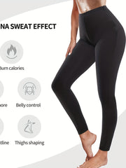 Stretchy Sauna Sweatpants Gym Workout Leggings