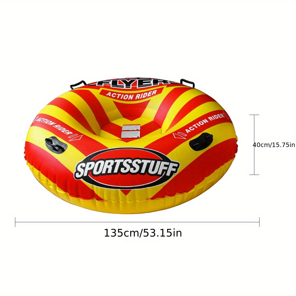 Christmas Snow Tube Inflatable Snow Sled For 2 Persons