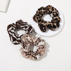 6pcs Silk Scrunchie Hair Tie Vintage Ponytail Holder