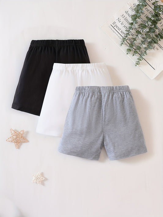 3pcs Boys Quick Drying Shorts for Summer Outdoor