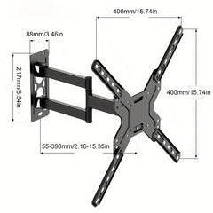 Adjustable TV Wall Mount Bracket for 66-152.4 cm TVs