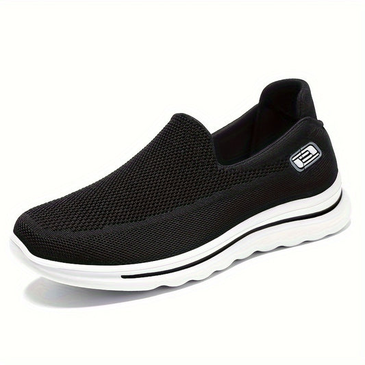 Thick Bottom Slip On Sneakers Mesh Lightweight Non Slip Shoes