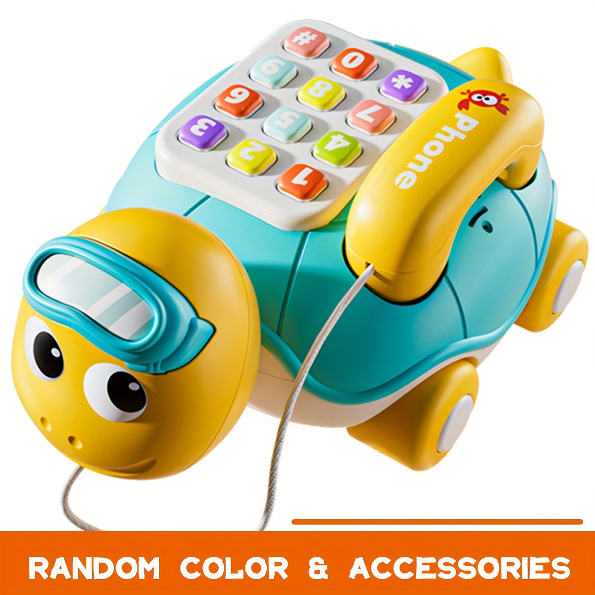 Baby Multifunctional Toy Music Turtle Telephone