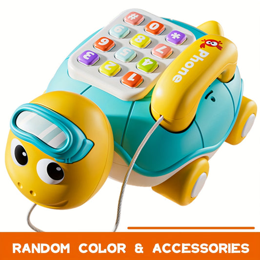 Baby Multifunctional Toy Music Turtle Telephone