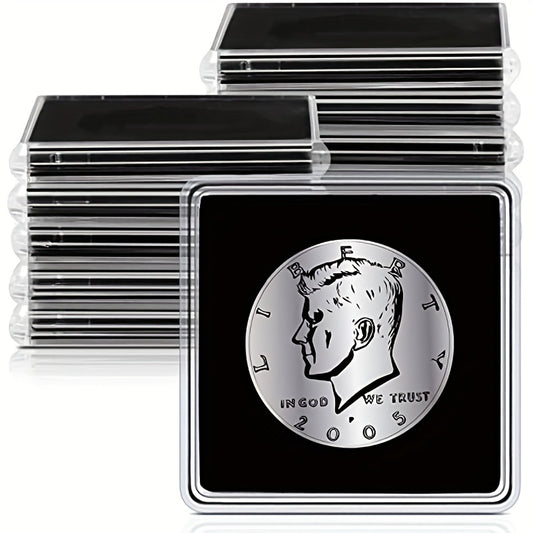 Acrylic Silver Dollar Coin Holder 4.57 x 4.57 cm