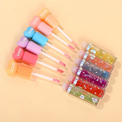 Heart Shaped Lip Glaze Moisturizing Shimmering Lip Gloss