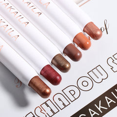 CAKAILA Waterproof Matte Pearly Eyeshadow Stick 6 Pack