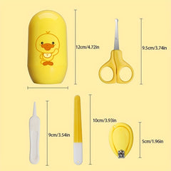 Animal Cartoon Baby Nail Clippers Set Baby Nail Care Barrel Nail Clippers