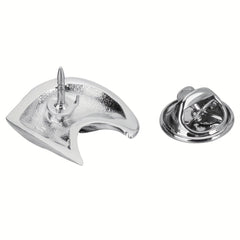 Silver Retro Eagle Head Brooch Men Jewelry Gift Pin Suit Collar Pin Metal Corsag