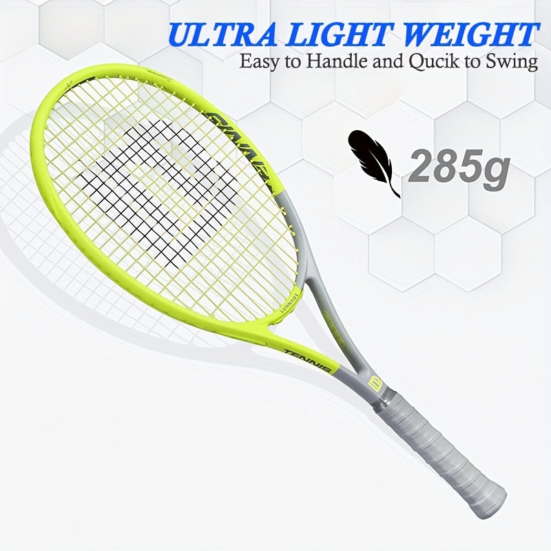 SALYWEE Beginner Tennis Racket Carbon Composite Lightweight Durable with Bag