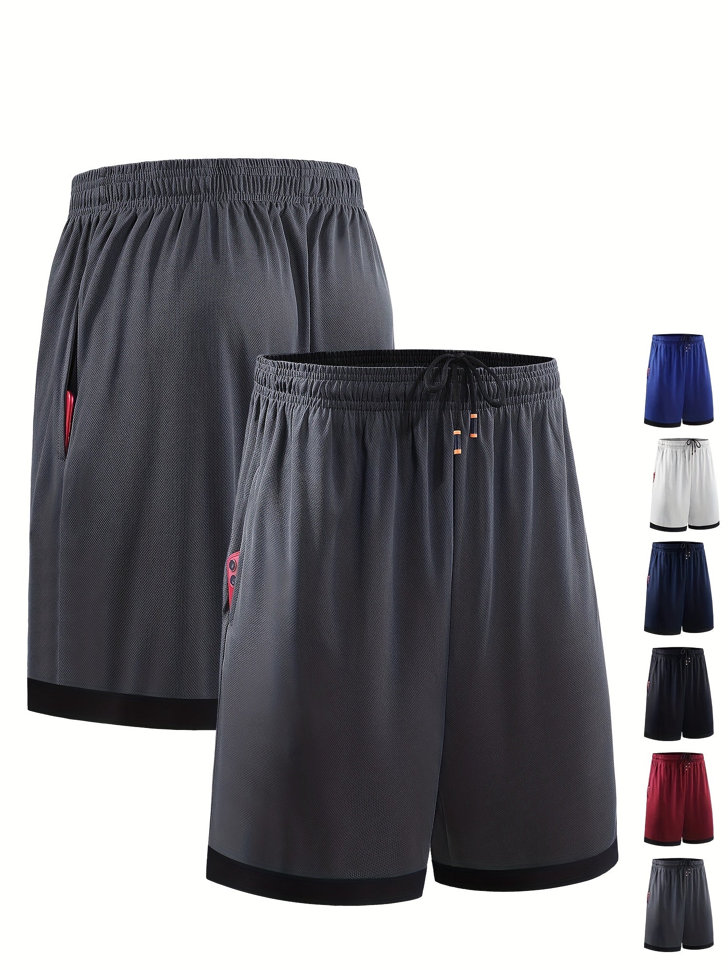 Men's Basketball Shorts Running Marathon Loose Capris Large Casual Mesh