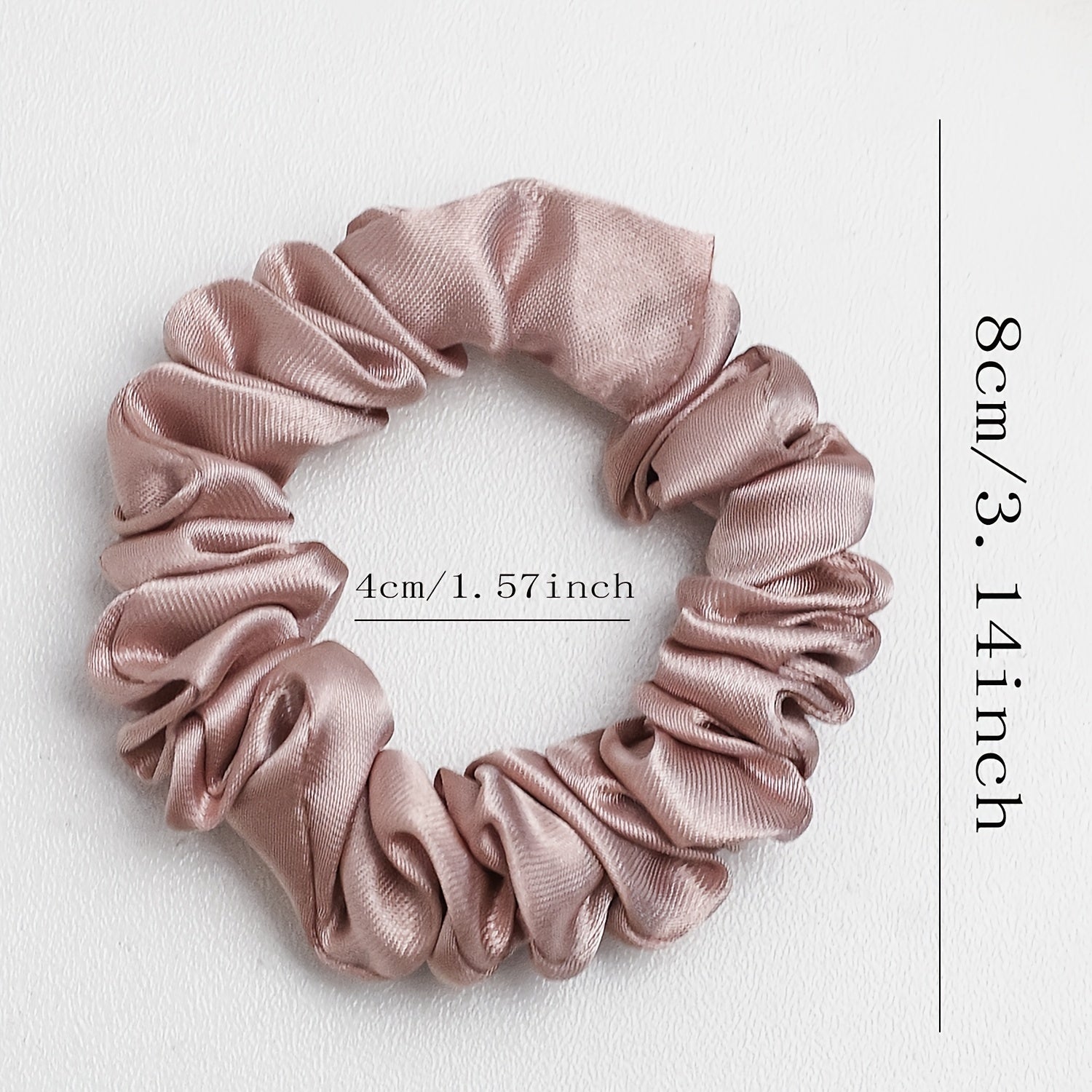 6pcs Satin Soft Scrunchies Hair Tie Elastic Hair Rope Girls Accessories
