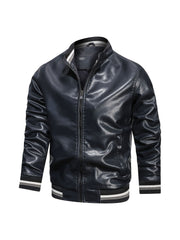 Men's Casual PU Leather Jacket for Autumn & Winter