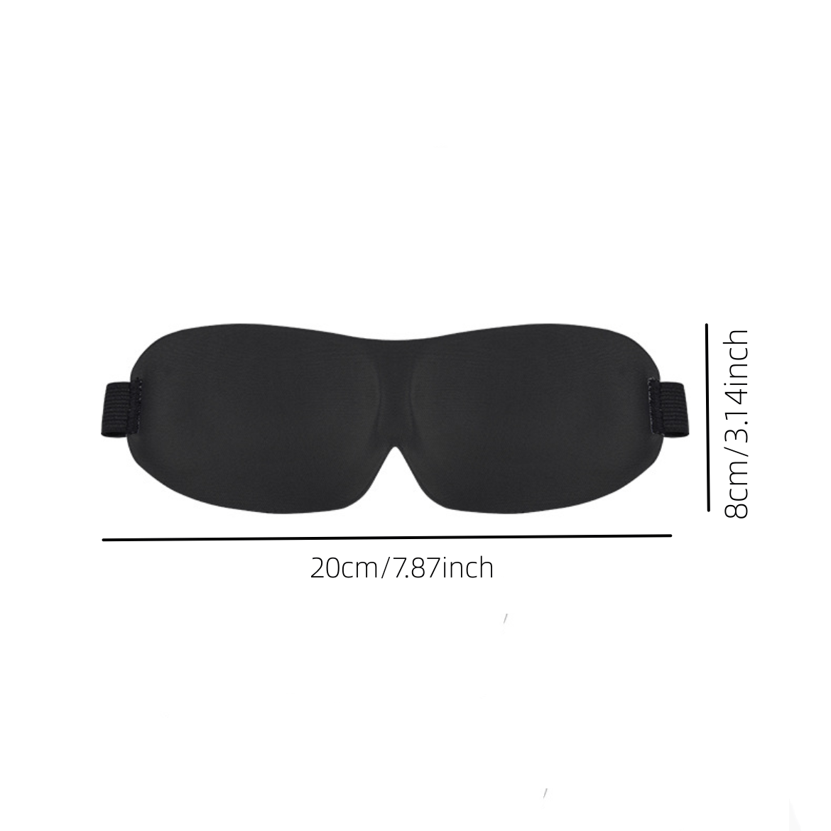 Lightweight 3D Eye Mask for Restful Sleep and Comfort