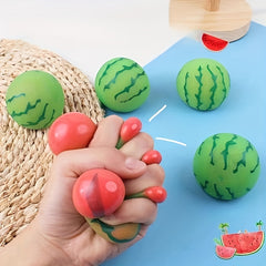 Watermelon Simulated Fruit Toys Stress Relief High Elasticity