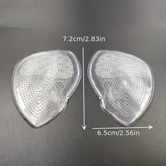 Clear Silicone Forefoot Pads Foot Massage Cushions Insoles