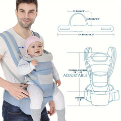 Breathable Baby Carrier 6 In 1 Ergonomic Hip Seat