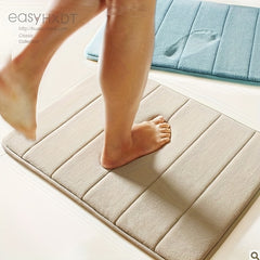 Memory Foam Bath Mat Rug 24 X 16 Inches Grey