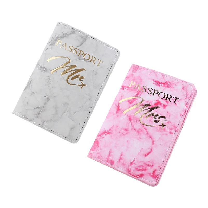 Pink Passport Travel Holder Protector Cover Wallet PU Leather