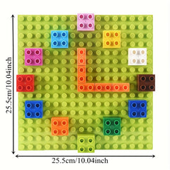 Building Blocks Base Plate 16x16 Studs Big Size 2pcs Set Educational Toys