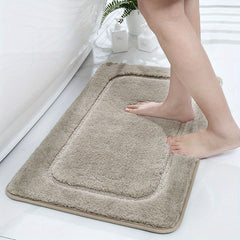 Soft Anti-slip Bath Rug Absorbent Bath Mat Machine Washable