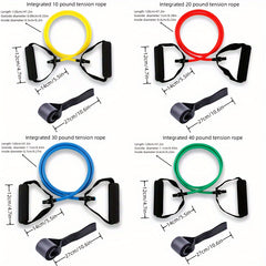 Yoga Resistance Band Set with Door Buckle