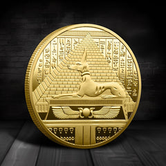 Egyptian Death Protector Treasure Coin Collectible Gift
