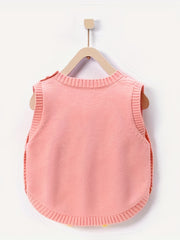 Cute Baby Sweater Vest for Spring & Autumn