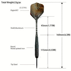 3pcs Aluminum Dart Set Indoor/Outdoor Games