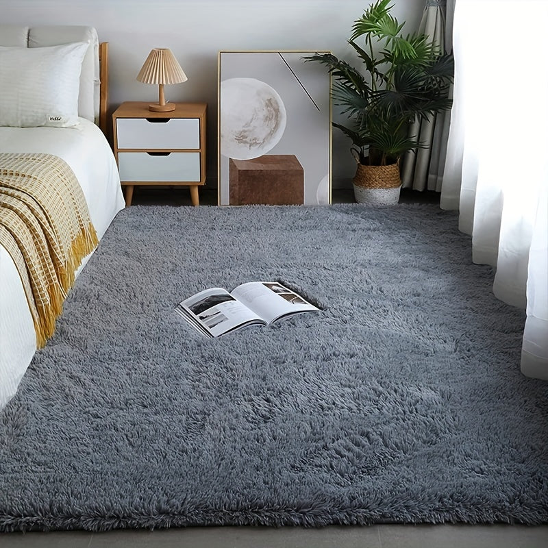 Soft Fluffy Shag Area Rug Machine Washable