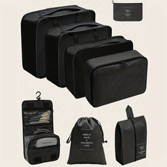 8pcs 9pcs Travel Storage Bag Toiletries Cosmetics Clothes Shoes Packing Cubes