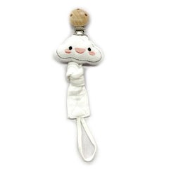 Elephant Pacifier Holder Wooden Clip Baby Teething Toy Cotton Fabric Pacifier Ho