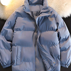 Men's Thickened Cotton Padded Jacket Lamb Fleece Warm Coat Winter