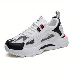 Men's Chunky Sneakers Breathable Wear-resistant Footwear