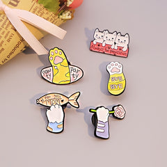 Pawty Party Byebye For You Mom Novel Zinc Alloy Animal Brooch