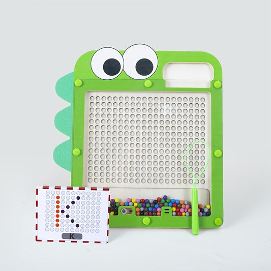 Wooden Magnetic Maze Toy with Game Cards