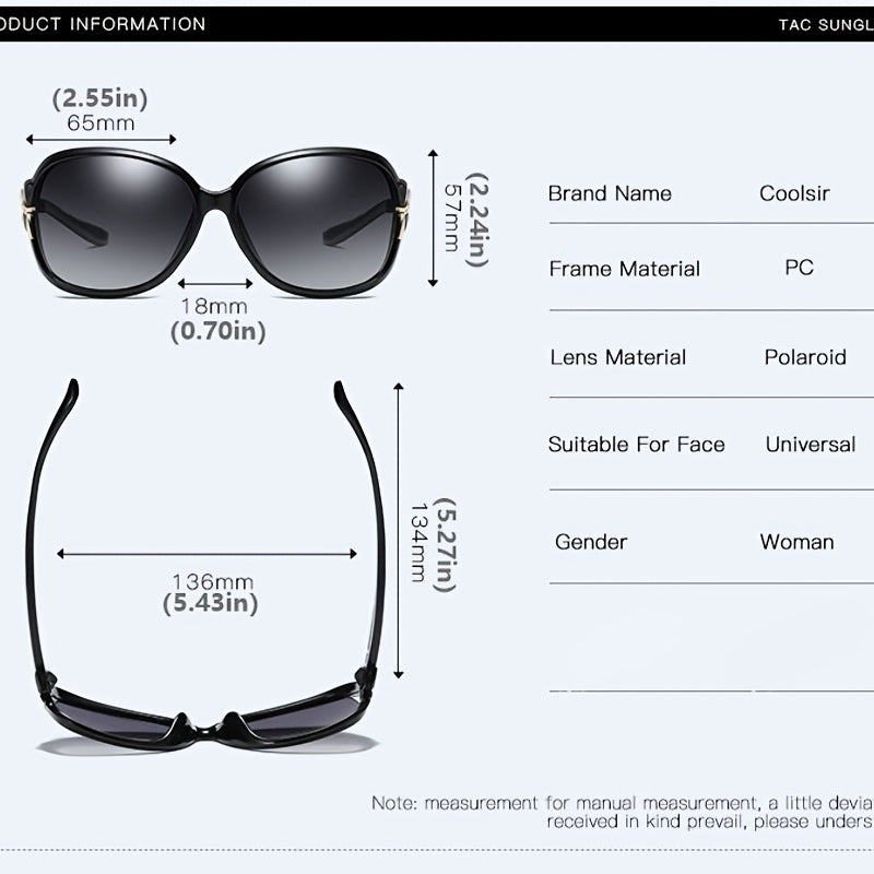 Ladies Polarized Sunglasses Vintage Driving Fishing Sunglasses