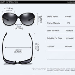 Ladies Polarized Sunglasses Vintage Driving Fishing Sunglasses