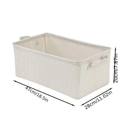 Bamboo Cotton Steel Storage Box Water Resistant Laundry Cabinet