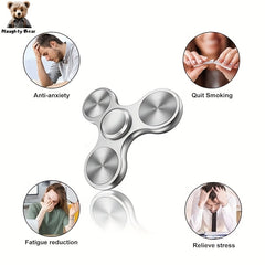 Aluminum Alloy Fidget Spinner Anxiety Relief Tool for Anxious Hands ADHD