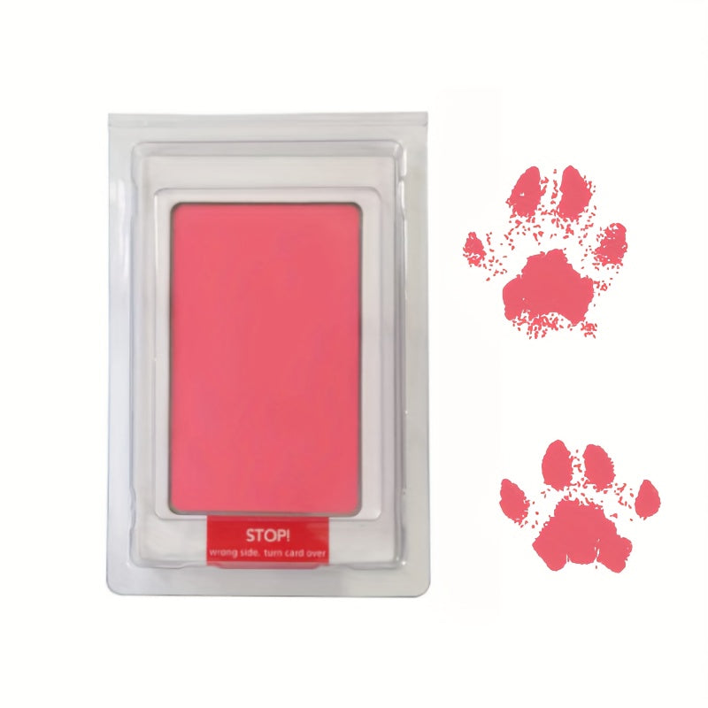 Pet Pawprint Ink Pad For Dogs & Cats - Capture Precious Memories