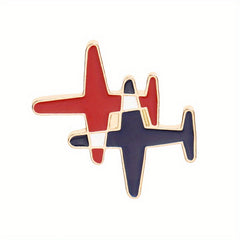 Aircraft Metal Brooch Small Badges for Men and Women