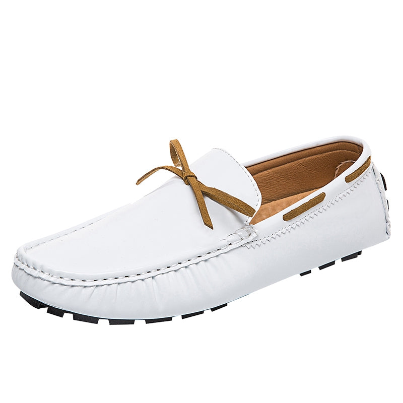 Women's Bowknot Slip On Loafers Solid Slip On Shoes