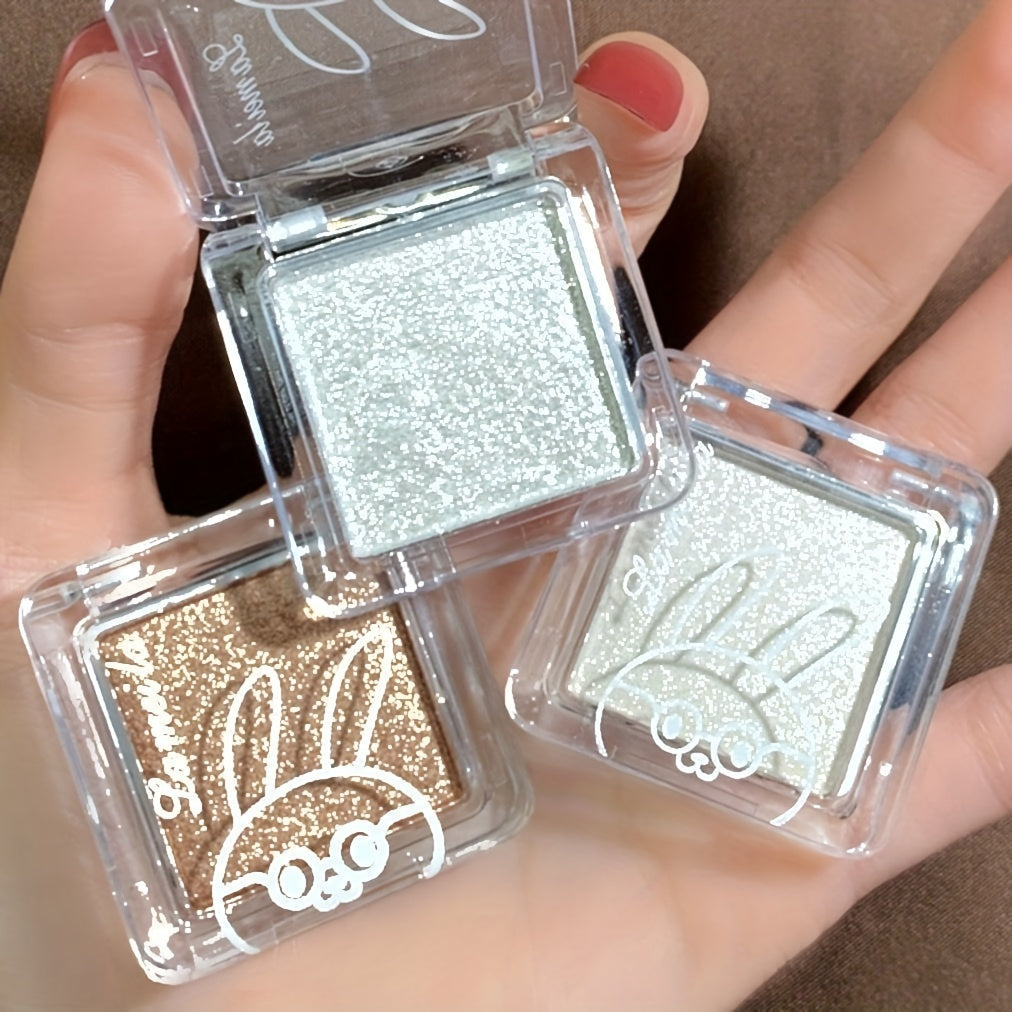 Monochrome Eyeshadow Palette Pearly Glitter Powder
