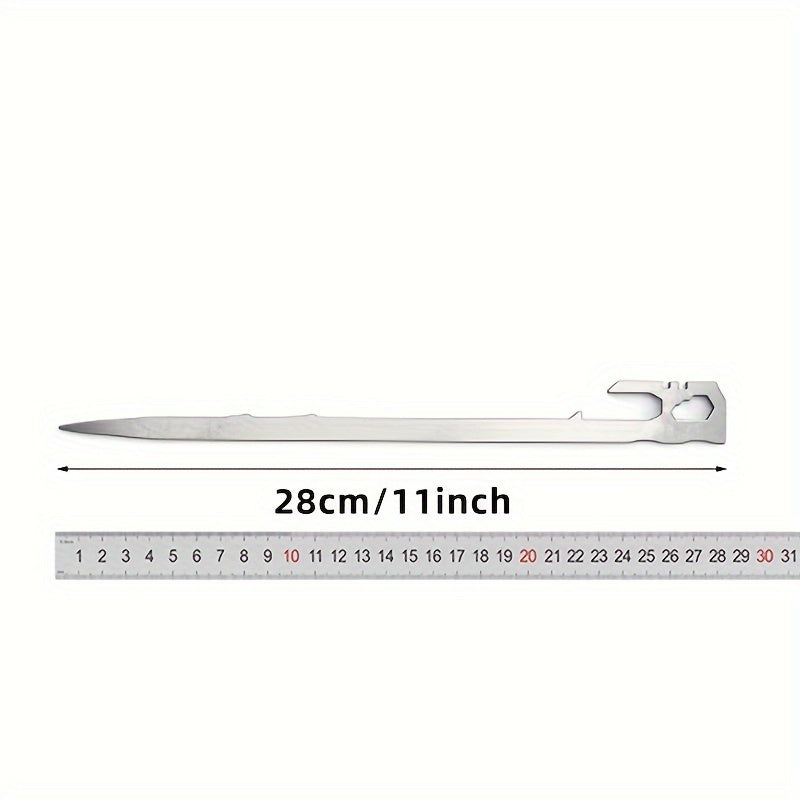 6pcs Stainless Steel Tent Stakes for Climbing Camping Picnic