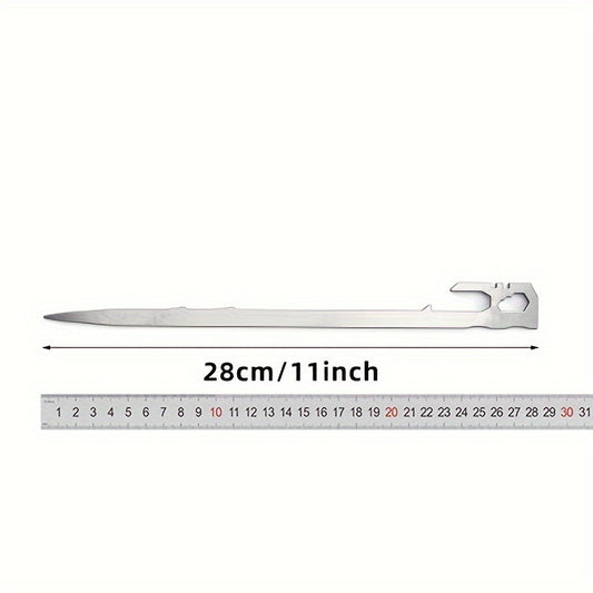 6pcs Stainless Steel Tent Stakes for Climbing Camping Picnic
