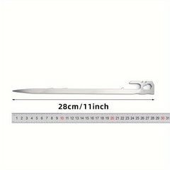 6pcs Stainless Steel Tent Stakes for Climbing Camping Picnic